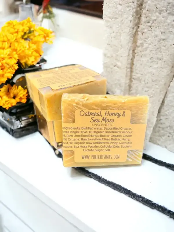 Oatmeal, Honey, & Sea Moss Soap - Image 6